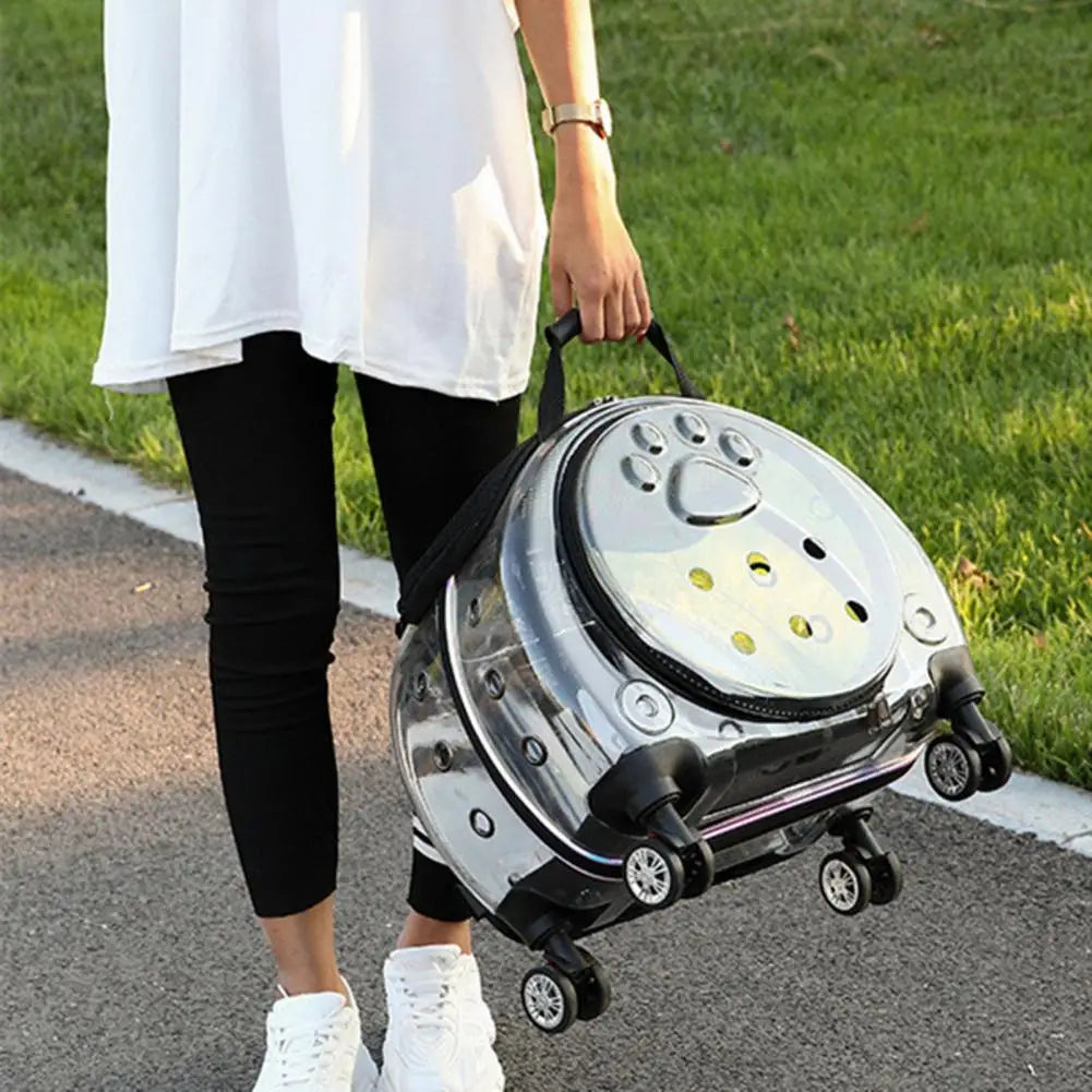 Pet Trolley Case with Ventilation Holes