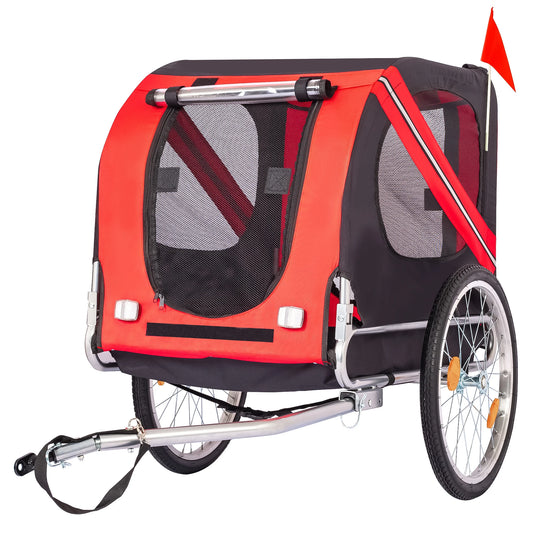 Collapsible Dog And Pet Bike Trailer