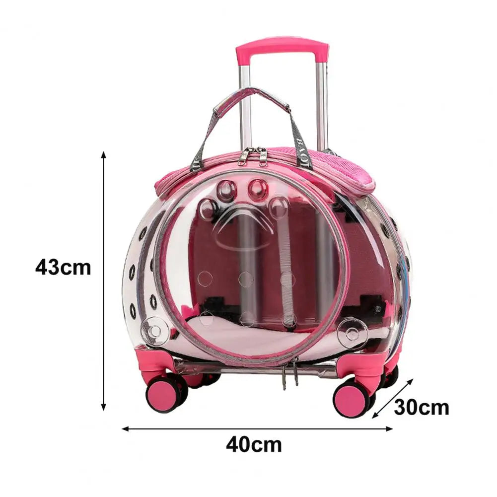 Pet Trolley Case with Ventilation Holes